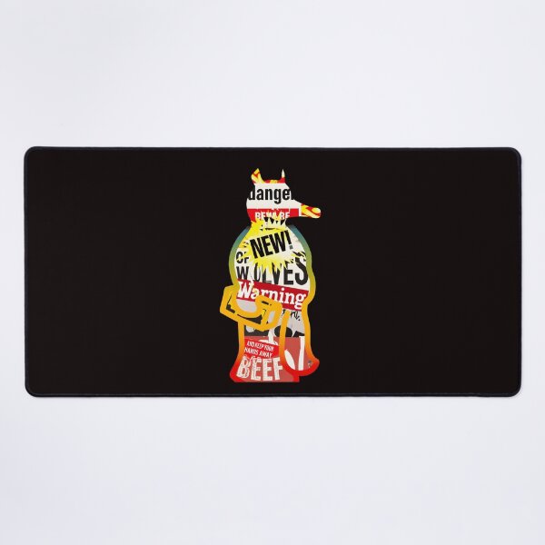 Item preview, Retro Collage Canine Silhouette Art designed and sold by mac-lux.