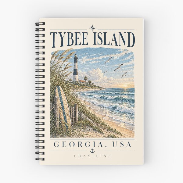 Item preview, Tybee Island, Georgia, USA [Vintage Illustration] designed and sold by elektronen.