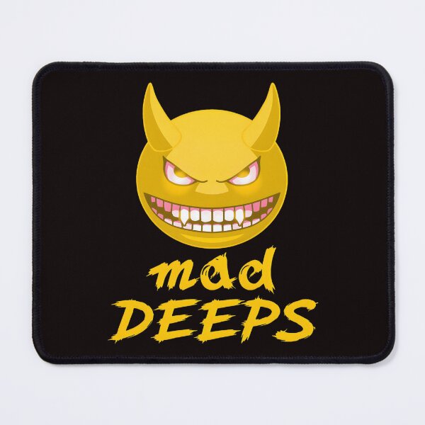 Item preview, Evil Grinning Devil Emoji with Mad DEEPS Quote designed and sold by mac-lux.