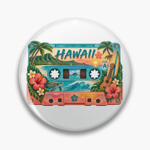 Item preview, Hawaii Retro Cassette Tape designed and sold by Whimspired By Paxx.
