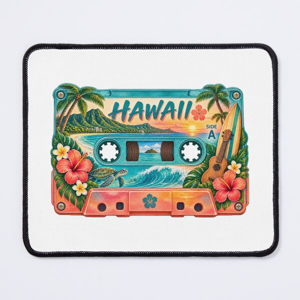 Item preview, Hawaii Retro Cassette Tape designed and sold by Whimspired By Paxx.