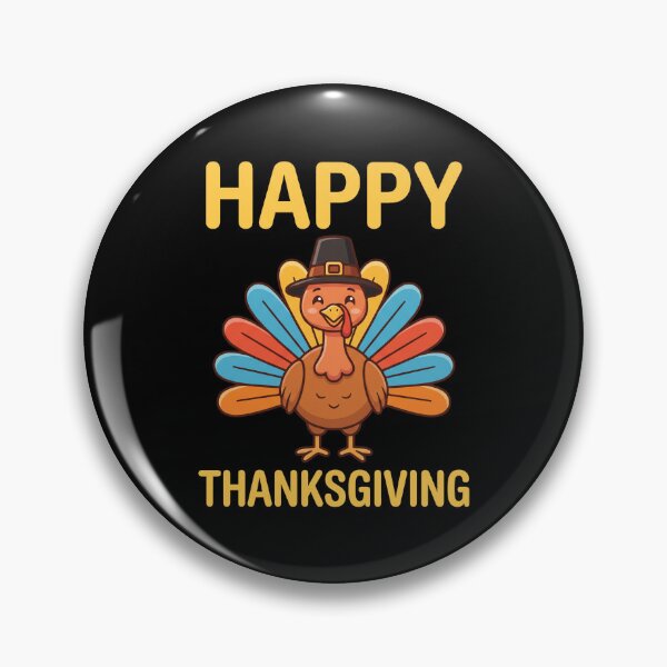 Aperçu de l'œuvre Thanksgiving Dinde Mignonne Chapeau Pèlerin créée et vendue par MizoX7.