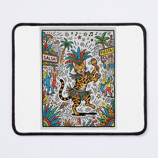 Item preview, Bengal Cat Salsa Dancer designed and sold by PictoVibe.