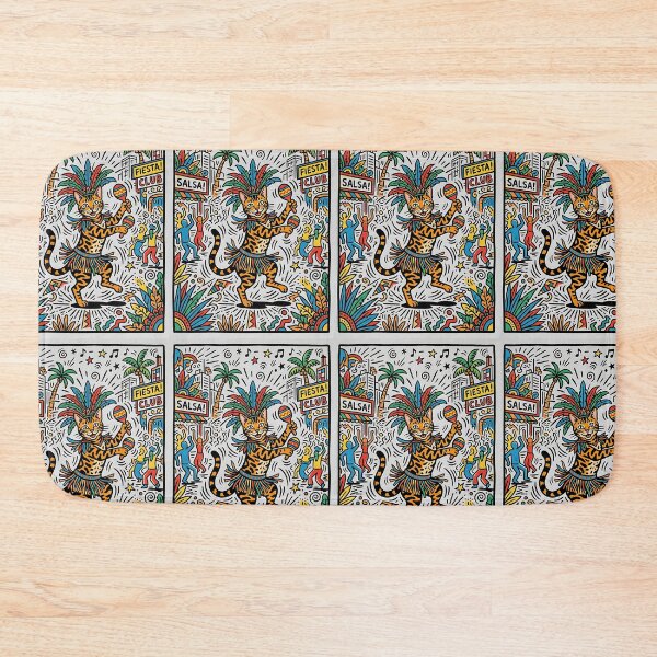 Item preview, Bengal Cat Salsa Dancer designed and sold by PictoVibe.