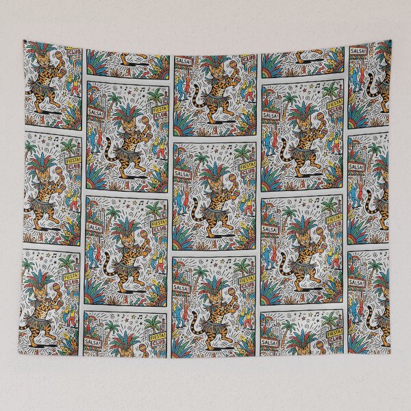 Item preview, Bengal Cat Salsa Dancer designed and sold by PictoVibe.