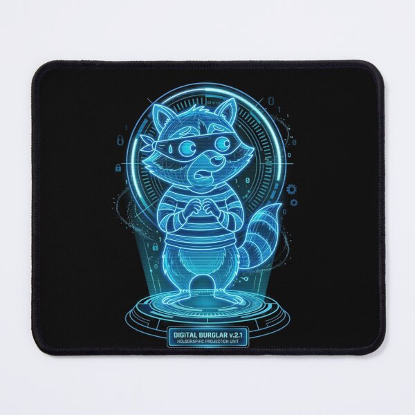 Item preview, Digital Burglar Holographic Raccoon designed and sold by InkShiftLabs.