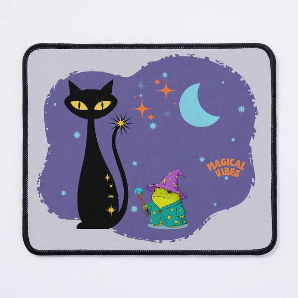 Item preview, Halloween cat with magical vibes designed and sold by 247DesignStudio.