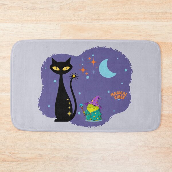 Item preview, Halloween cat with magical vibes designed and sold by 247DesignStudio.