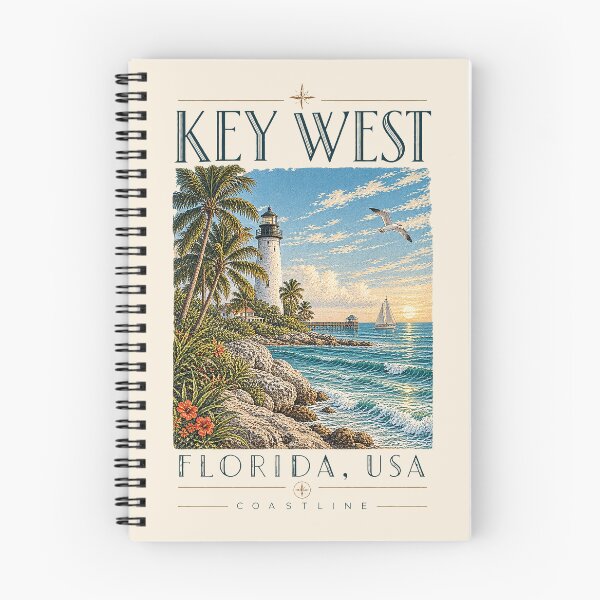 Item preview, Key West, Florida, USA [Vintage Illustration] designed and sold by elektronen.