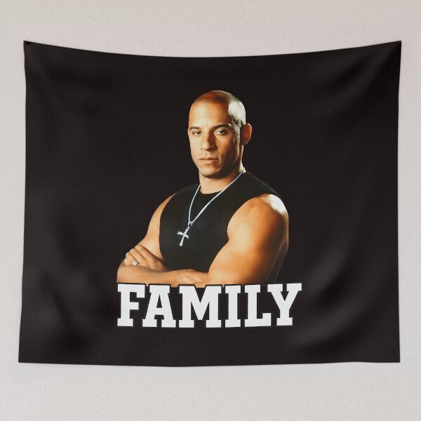 Item preview, Vin Diesel Family Quote designed and sold by ASTRAXO.