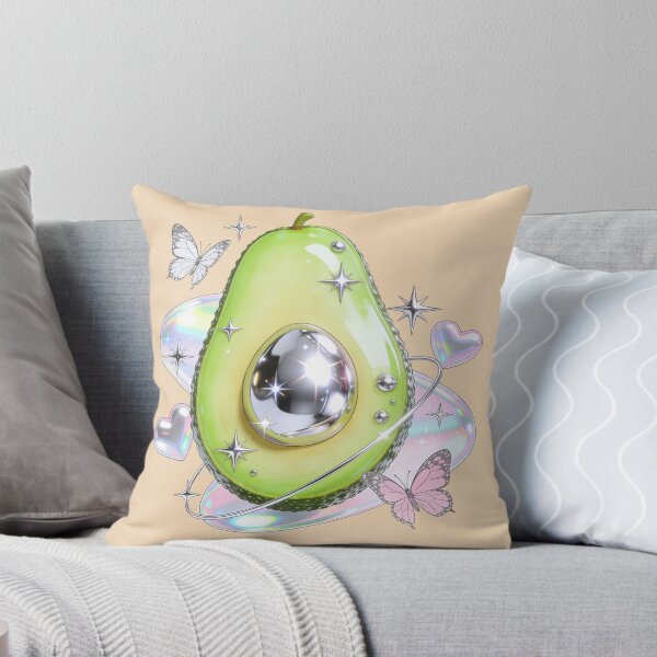 Item preview, Crystal Avocado Butterfly Sparkle Magical Fantasy designed and sold by LenNo9881.