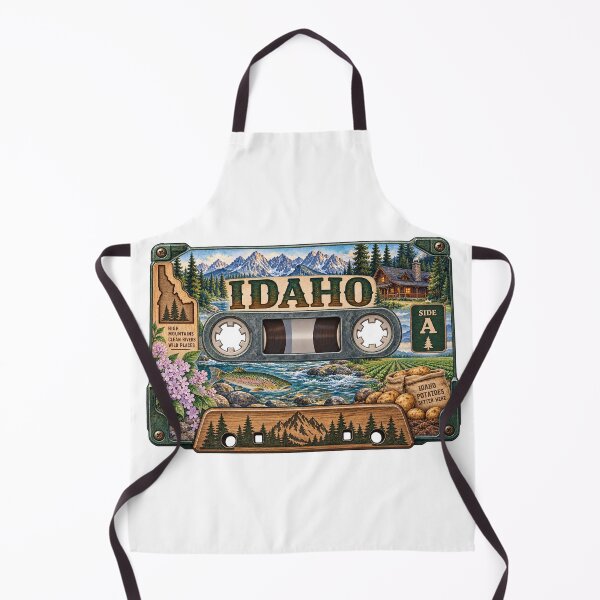 Item preview, Idaho Retro Cassette Tape designed and sold by Whimspired By Paxx.