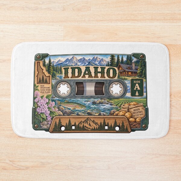 Item preview, Idaho Retro Cassette Tape designed and sold by Whimspired By Paxx.