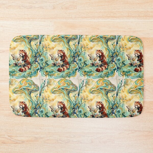 Item preview, Red Panda Bookworm designed and sold by PictoVibe.