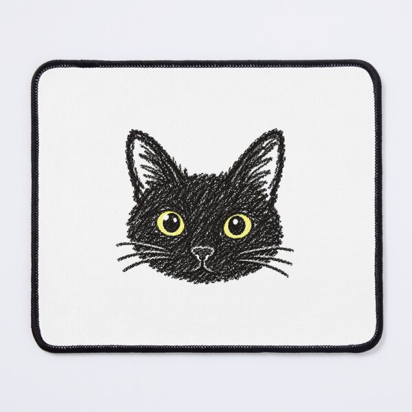 Item preview, Black Cat Cute Crayon Design designed and sold by ChrisButler.