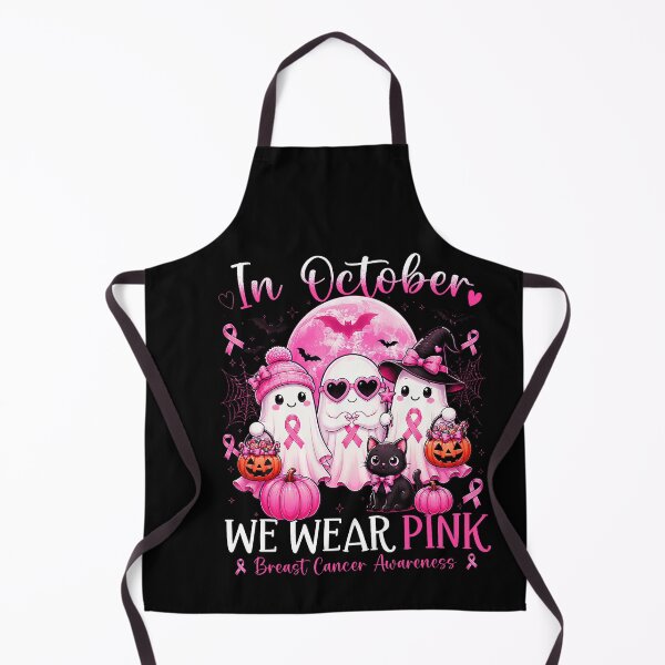 Item preview, October We Wear Pink Ghost Breast Cancer Awareness designed and sold by stershopepie.