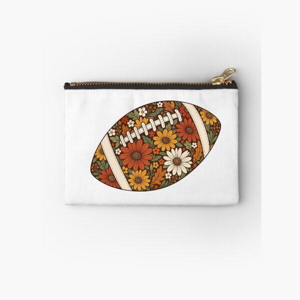 Item preview, Autumn Floral Football with Daisies and Sunflowers designed and sold by skyartdesign.
