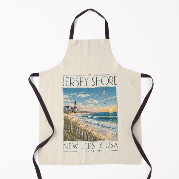 Item preview, Jersey Shore, New Jersey, USA [Vintage Illustration] designed and sold by elektronen.