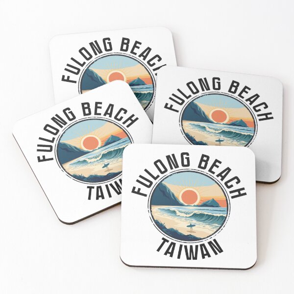 Item preview, Fulong Beach - Taiwan (with Black Lettering) designed and sold by VelvetRoom.