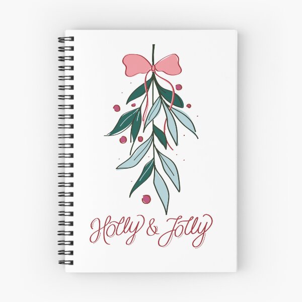 Item preview, Holly and Jolly Christmas Holly Leaves (GREEN AND PINK) designed and sold by rockshell92.