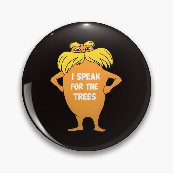 Item preview, Orange Character I Speak For The Trees Quote designed and sold by Pocket-Pixel.