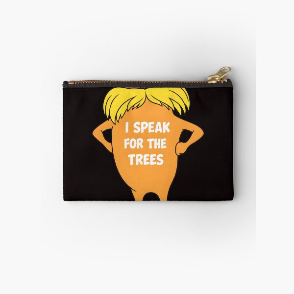 Item preview, Orange Character I Speak For The Trees Quote designed and sold by Pocket-Pixel.