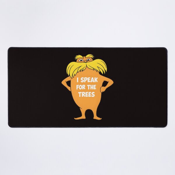 Item preview, Orange Character I Speak For The Trees Quote designed and sold by Pocket-Pixel.