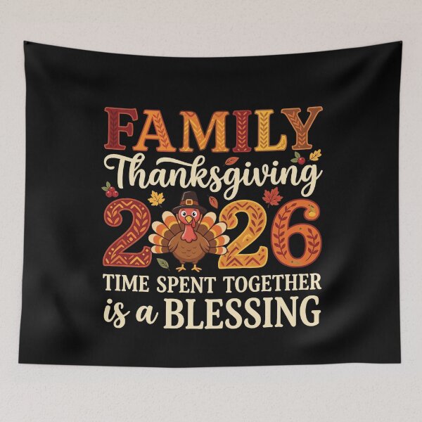 Item preview, Family Thanksgiving 2026 Blessing Dinde Traditionnelle designed and sold by MizoX7.
