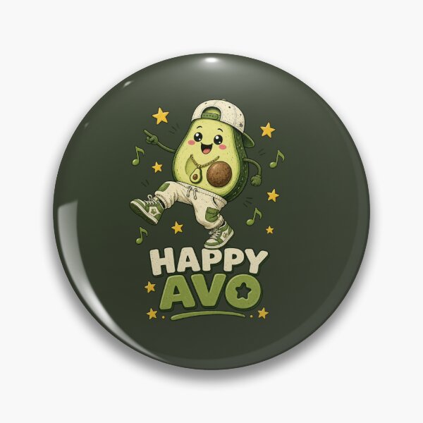 Item preview, Happy Avo Dancing Avocado Music Character designed and sold by LenNo9881.