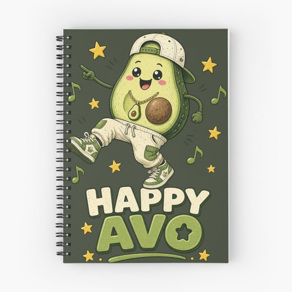 Item preview, Happy Avo Dancing Avocado Music Character designed and sold by LenNo9881.