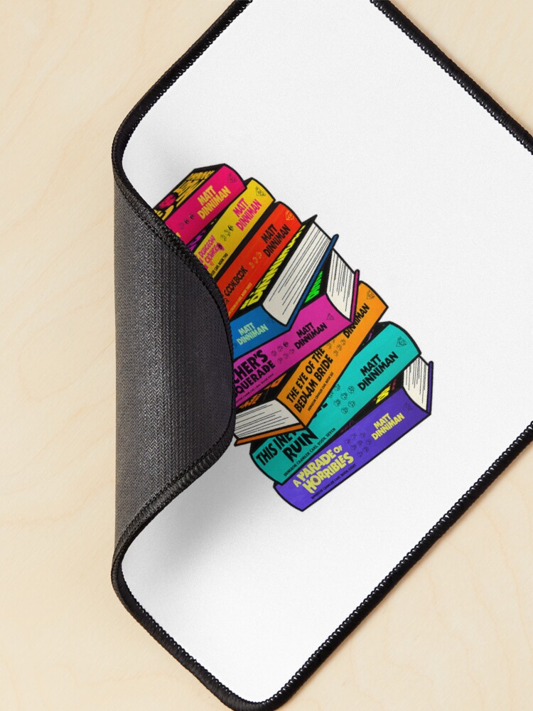 Thumbnail 2 of 5, Mouse Pad, Dungeon Crawler Carl Book Stack Single designed and sold by RideMche.