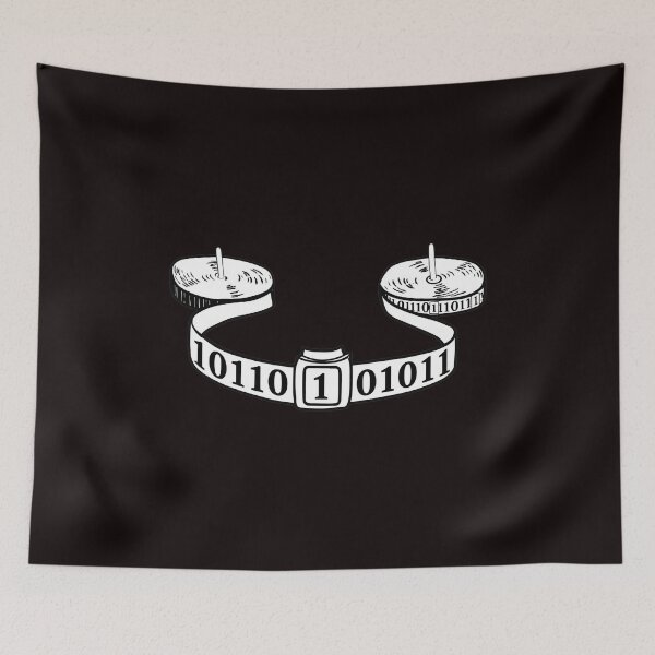 Item preview, Binary Code Smiley Tape designed and sold by Pocket-Pixel.