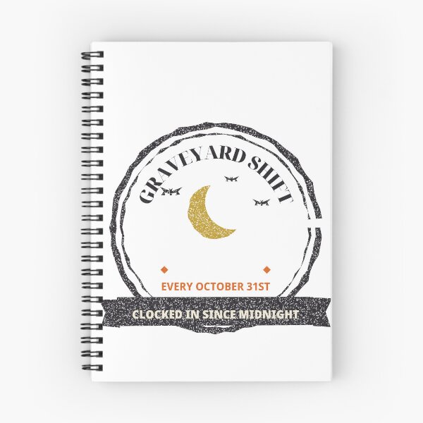 Item preview, Graveyard Shift Halloween Night Worker Badge designed and sold by thestevebro.
