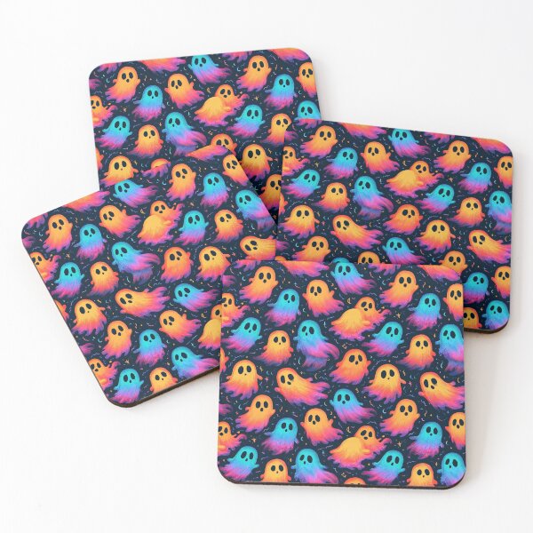 Item preview, Spooky Neon Ghosts Halloween Design designed and sold by Derek Gillette.