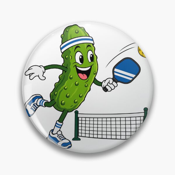 Item preview, Playful Pickle Playing Pickleball at the Net designed and sold by skyartdesign.