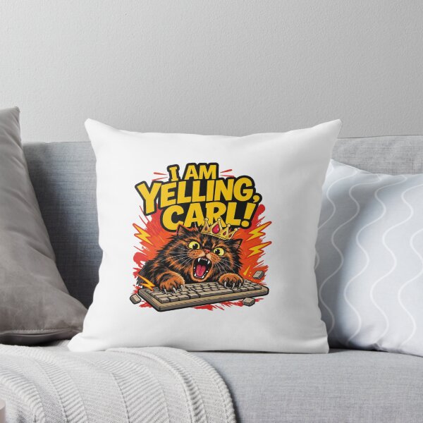 Item preview, I Am Yelling Carl Cat Princess Donut Dungeon Crawler Fan Art You Will Not Break Me Goddammit designed and sold by RideMche.