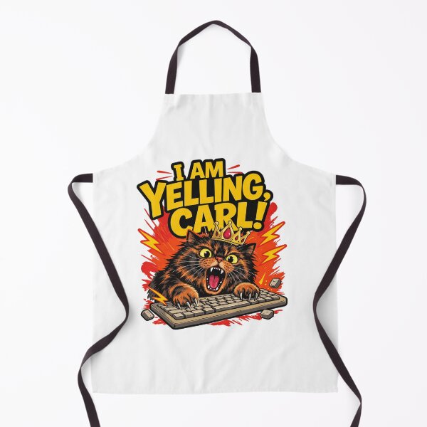 Item preview, I Am Yelling Carl Cat Princess Donut Dungeon Crawler Fan Art You Will Not Break Me Goddammit designed and sold by RideMche.