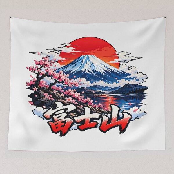 Item preview, Mt Fuji Sunset Sakura designed and sold by SayWhaaaat?.