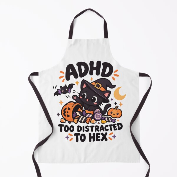 Item preview, ADHD Halloween Too Distracted to Hex Quote designed and sold by Marti’s Shop Corner.