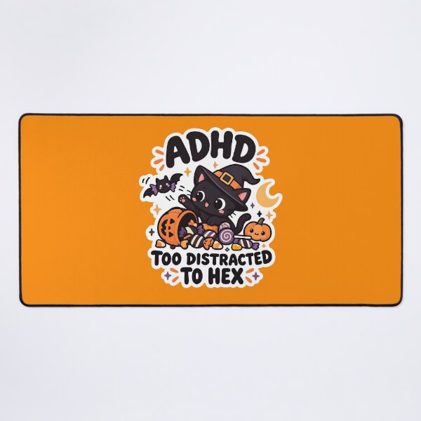 Item preview, ADHD Halloween Too Distracted to Hex Quote designed and sold by Marti’s Shop Corner.