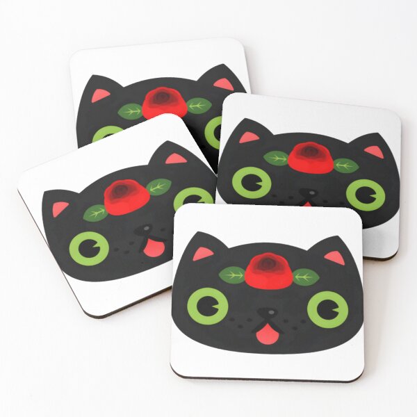 Item preview, Black Cat Red Rose designed and sold by Oumnossa.