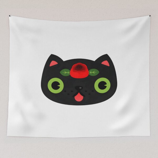 Item preview, Black Cat Red Rose designed and sold by Oumnossa.