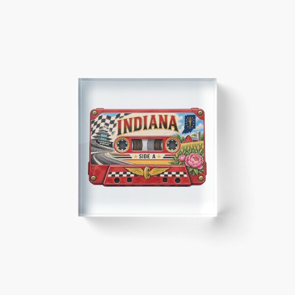 Item preview, Indiana Retro Cassette Tape designed and sold by Whimspired By Paxx.