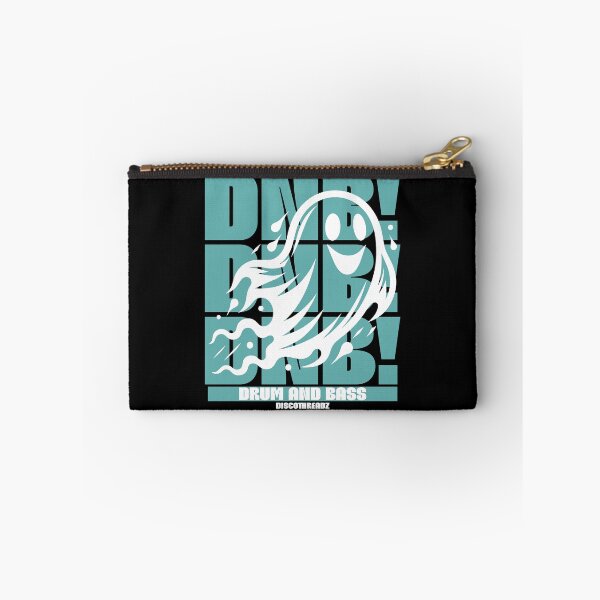 Item preview, DRUM AND BASS - Ghost on Text (White)  designed and sold by Discothreadz.