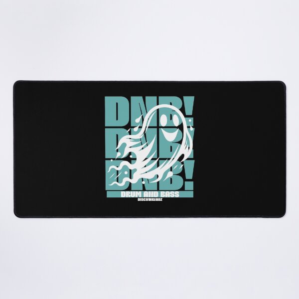 Item preview, DRUM AND BASS - Ghost on Text (White)  designed and sold by Discothreadz.