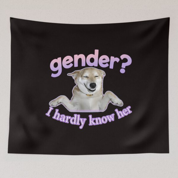 Item preview, gender I hardly know her Dog  designed and sold by Pocket-Pixel.