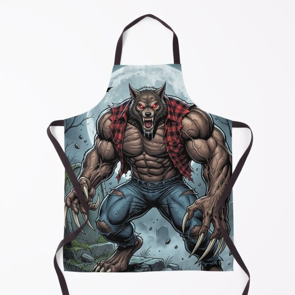 Item preview, Lumberjack Werewolf in Night Cemetery designed and sold by JonelleTshirts.