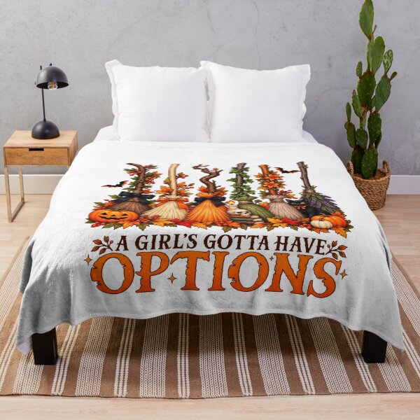 Item preview, A Girl Gotta Have Options, Trick Or Treat, 31 October, Spooky Season designed and sold by vintagearttee.