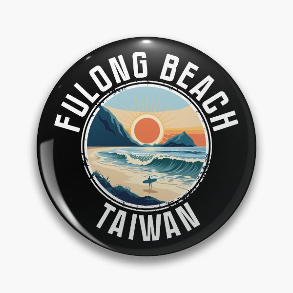 Item preview, Fulong Beach - Taiwan (with White Lettering) designed and sold by VelvetRoom.