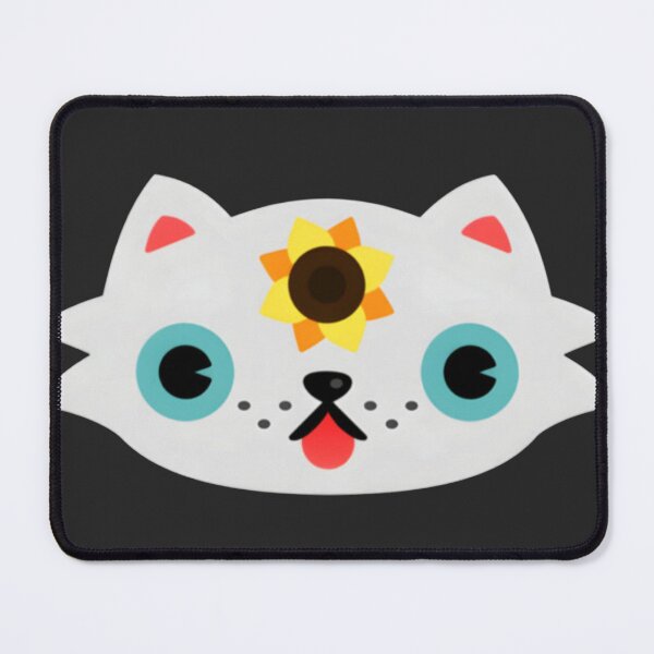 Item preview, White Cat Sunflower designed and sold by Oumnossa.